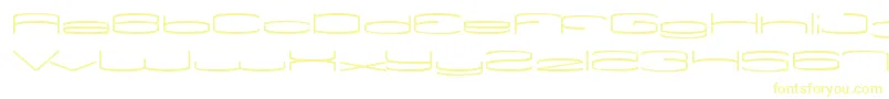 ViceVersa Font – Yellow Fonts on White Background