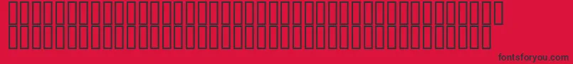Sadvi25p Font – Black Fonts on Red Background