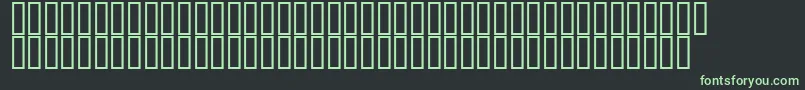 Sadvi25p Font – Green Fonts on Black Background