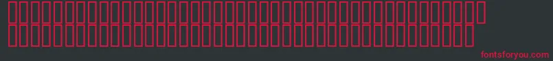 Sadvi25p Font – Red Fonts on Black Background