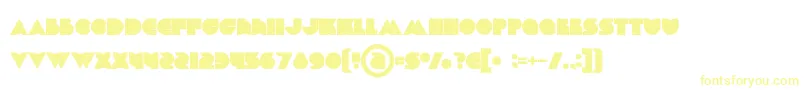 Chromebold-Schriftart – Gelbe Schriften