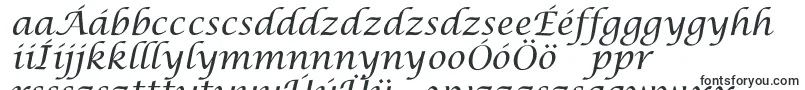 Шрифт LucidaCalligra – венгерские шрифты