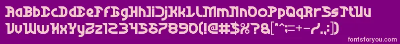 Dark Font – Pink Fonts on Purple Background