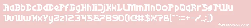 Dark Font – White Fonts on Pink Background