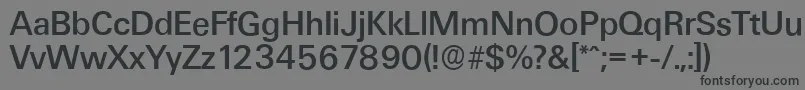 Шрифт UltimateserialMediumRegular – чёрные шрифты на сером фоне