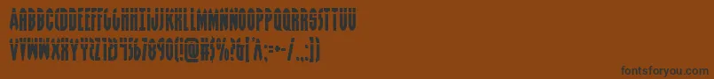 Grendelsmotherlaser Font – Black Fonts on Brown Background