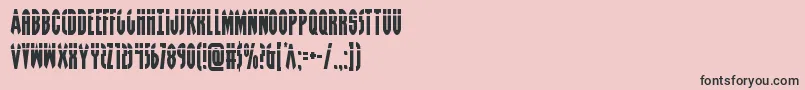 Grendelsmotherlaser Font – Black Fonts on Pink Background