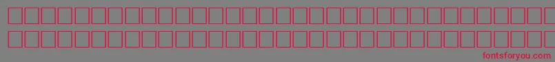 Bodonif6 Font – Red Fonts on Gray Background
