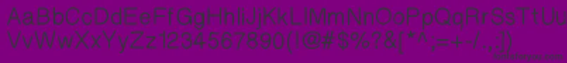 Helvetihand Font – Black Fonts on Purple Background