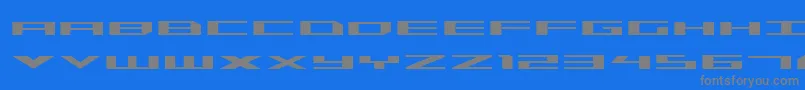 More about TriremeExpanded Font TriremeExpanded Font – Gray Fonts on Blue Background