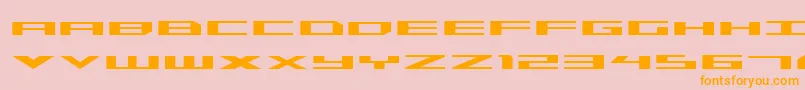 fuente TriremeExpanded – Fuentes Naranjas Sobre Fondo Rosa