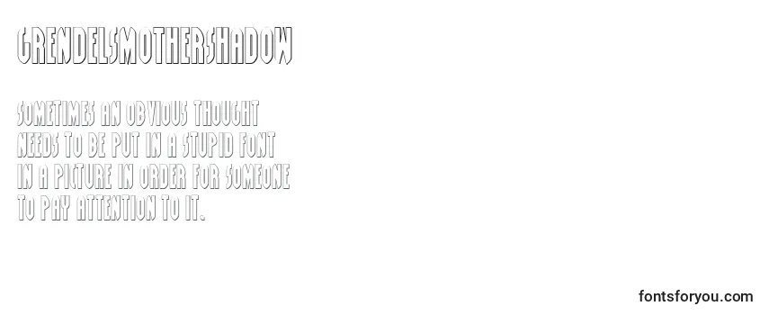 GrendelsMotherShadow-fontti