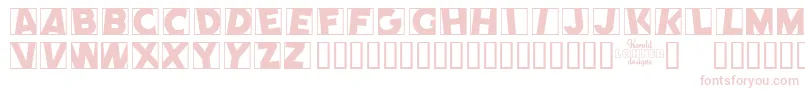 Comep Font – Pink Fonts on White Background