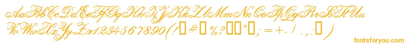 CalligraphiaTwo-fontti – oranssit fontit