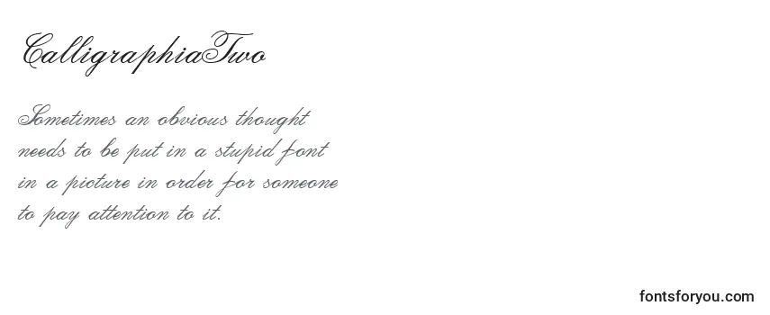 Review of the CalligraphiaTwo Font