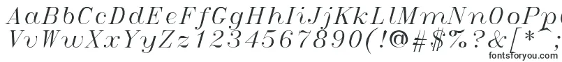 Italict-fontti – Alkavat I:lla olevat fontit