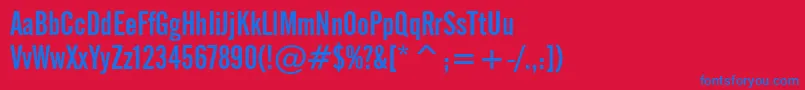 More about AlternateGothicNo.2Bt Font AlternateGothicNo.2Bt Font – Blue Fonts on Red Background