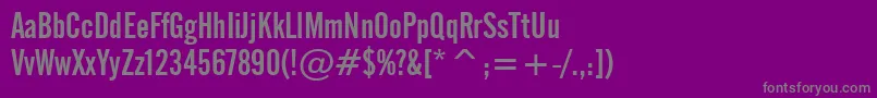 Police AlternateGothicNo.2Bt – polices grises sur fond violet