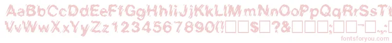 More about EightcountsskRegular Font EightcountsskRegular Font – Pink Fonts on White Background