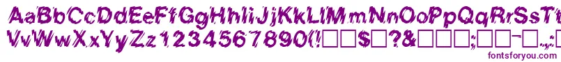 EightcountsskRegular-Schriftart – Violette Schriften
