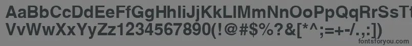 YoxallB Font – Black Fonts on Gray Background
