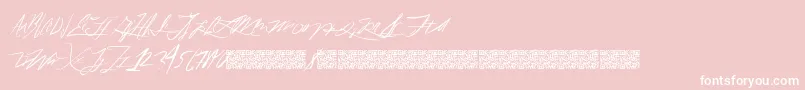 Fiftyhours Font – White Fonts on Pink Background