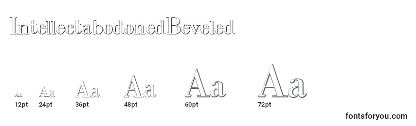 IntellectabodonedBeveled Font Sizes