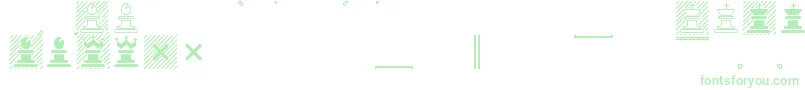 Marrfont Font – Green Fonts on White Background