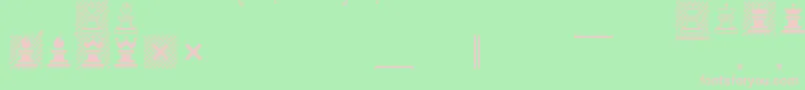 Marrfont Font – Pink Fonts on Green Background