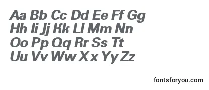 AGroticextraboldItalic Font