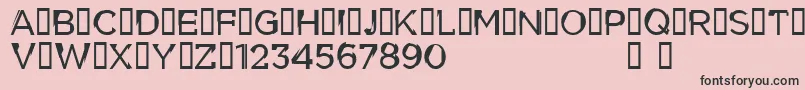 CflouiscyrdemoRegular Font – Black Fonts on Pink Background
