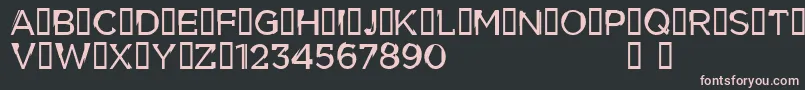 CflouiscyrdemoRegular Font – Pink Fonts on Black Background