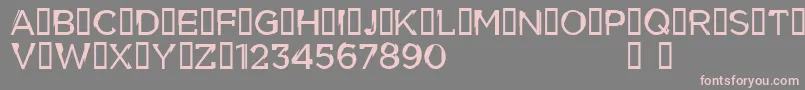 CflouiscyrdemoRegular Font – Pink Fonts on Gray Background