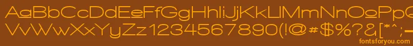 More about WalkwayUpperExpandBold Font WalkwayUpperExpandBold Font – Orange Fonts on Brown Background
