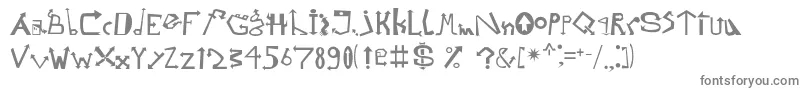 More about Strelochnikc Font Strelochnikc Font – Gray Fonts on White Background