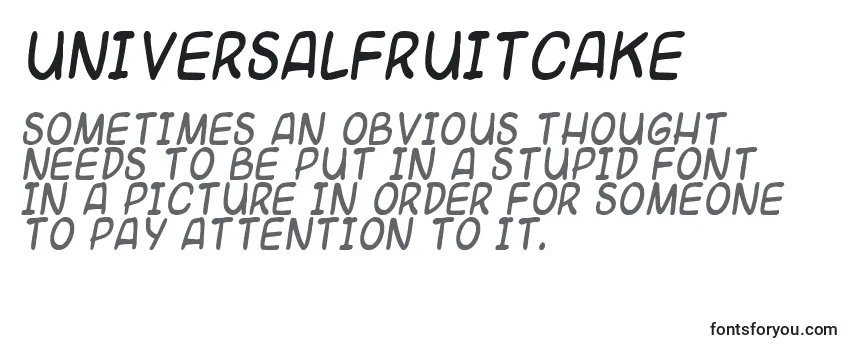 Universalfruitcake Font