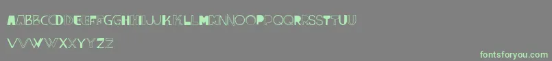 VtksLumina Font – Green Fonts on Gray Background