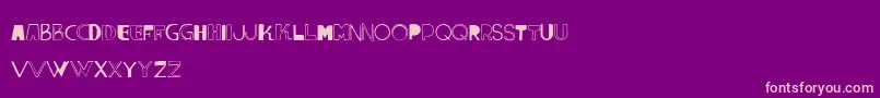 VtksLumina-Schriftart – Rosa Schriften auf violettem Hintergrund