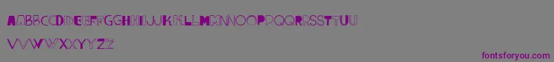 VtksLumina Font – Purple Fonts on Gray Background