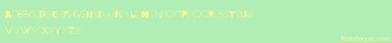 More about VtksLumina Font VtksLumina Font – Yellow Fonts on Green Background