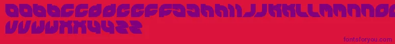 Picaae Font – Purple Fonts on Red Background