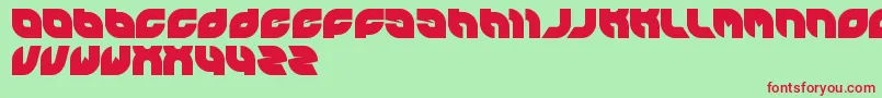 Picaae Font – Red Fonts on Green Background