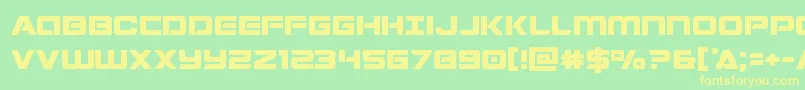 Starduster Font – Yellow Fonts on Green Background