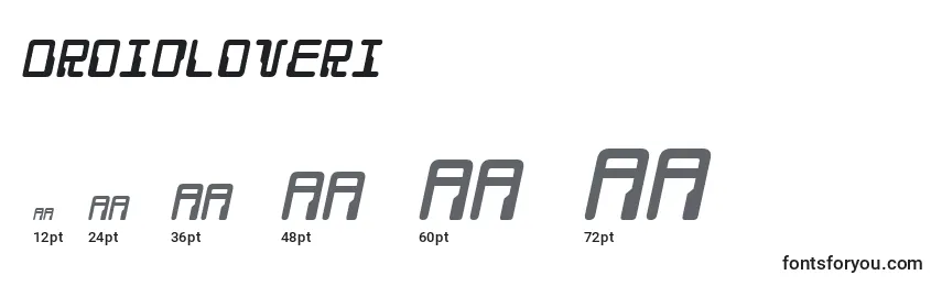 Droidloveri Font Sizes