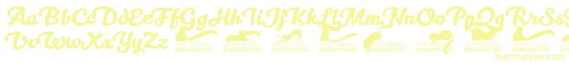 Kittenswashtrial Font – Yellow Fonts