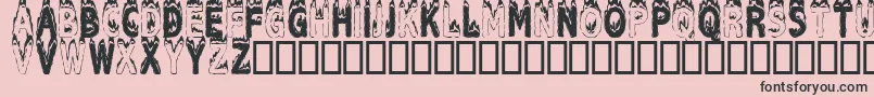 PlasticExplosive Font – Black Fonts on Pink Background