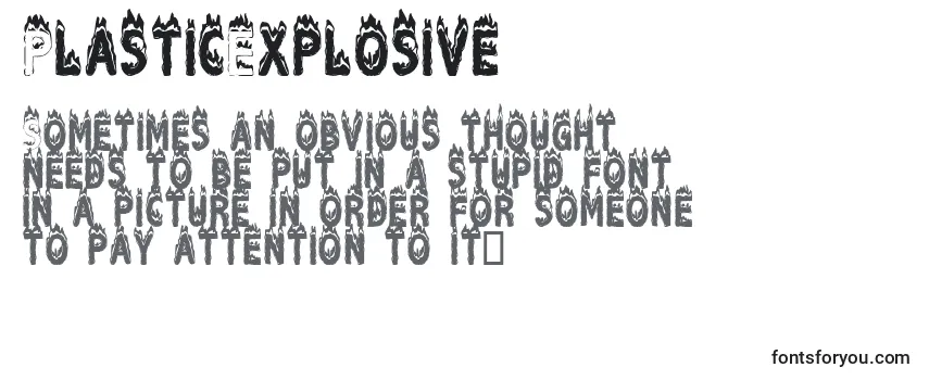 Шрифт PlasticExplosive