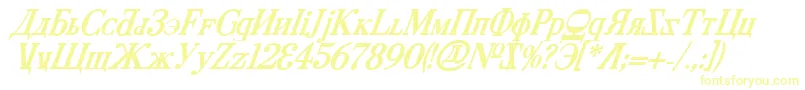 CyberiaBoldItalic Font – Yellow Fonts