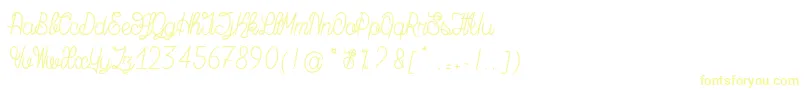 MagicBeanSalade Font – Yellow Fonts