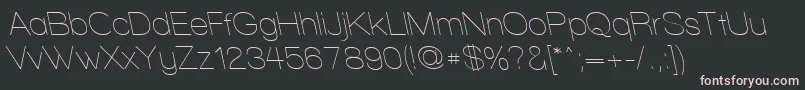 WalkwayRevoblique Font – Pink Fonts on Black Background